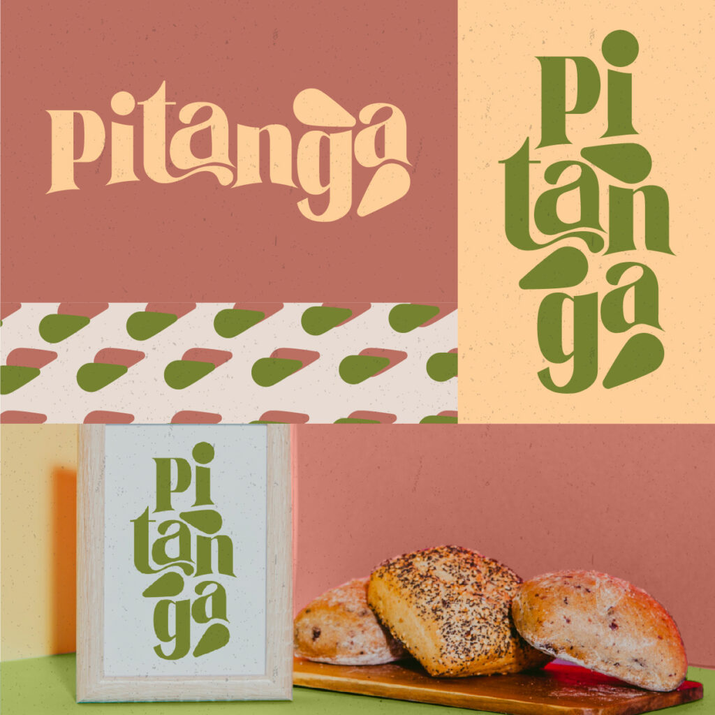 Logo e identidad de Pintanga pasteleria.